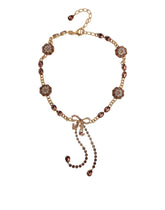 Dolce & Gabbana Gold Tone Brass Crystal Embellished Belt -   -  Dolce & Gabbana.